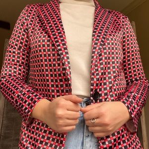 Vintage one button blazer